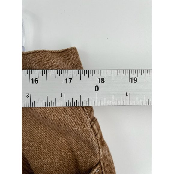 Lauren‎ Jeans Co Ralph Lauren Bootcut Jeans Studs on Side Women's Size 16 Khaki - Picture 8 of 8